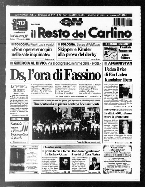 Il Resto del Carlino : giornale dell'Emilia